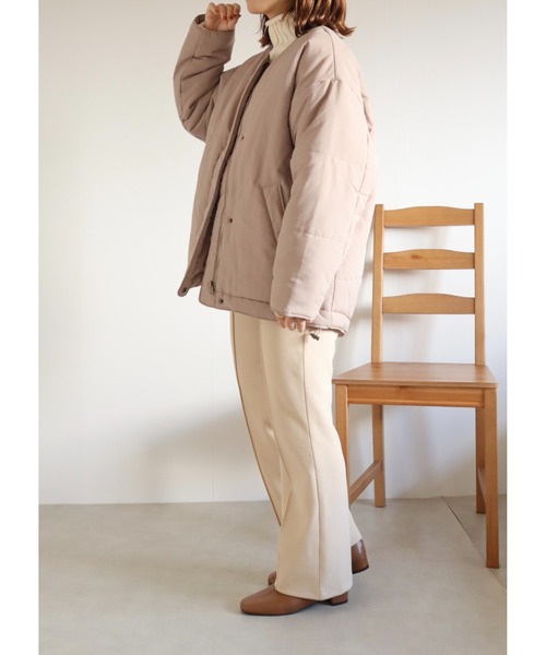 Amourire（アムリール）の「【yumi.コラボ】ノーカラールーズ中綿JK