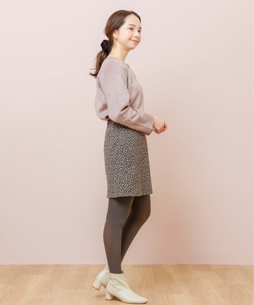 flower（フラワー）の「シックコンパクトスカート（スカート・レディース・ブラック/ベージュ・FREE）」の15枚目の写真
