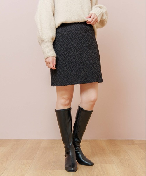 flower（フラワー）の「シックコンパクトスカート（スカート・レディース・ブラック/ベージュ・FREE）」の19枚目の写真