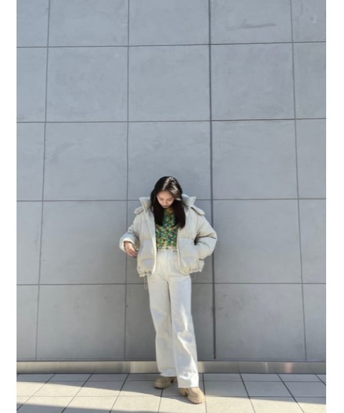 SLY（スライ）の「CRAZY COLOR SLAB C N TUNIC クルーネック ニット トップス（ニット/セーター・レディース・グリーン系その他2/オレンジ系その他・FREE）」の20枚目の写真