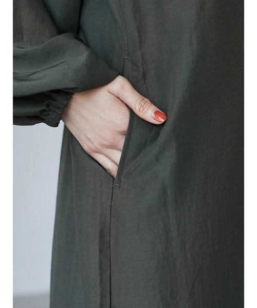 Sugar spoon（シュガースプーン）の「・SUGAR SPOON 2wayフリルシャツワンピース＊（ワンピース・レディース・ブラック/ブラウン/グリーン・FREE）」の19枚目の写真