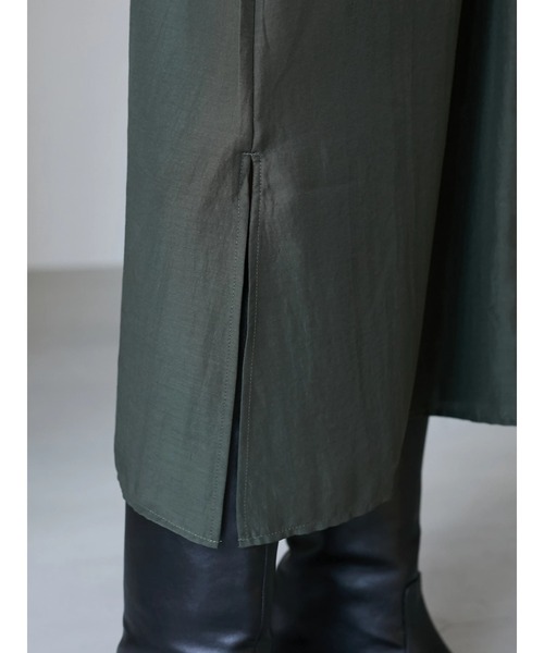 Sugar spoon（シュガースプーン）の「・SUGAR SPOON 2wayフリルシャツワンピース＊（ワンピース・レディース・ブラック/ブラウン/グリーン・FREE）」の8枚目の写真