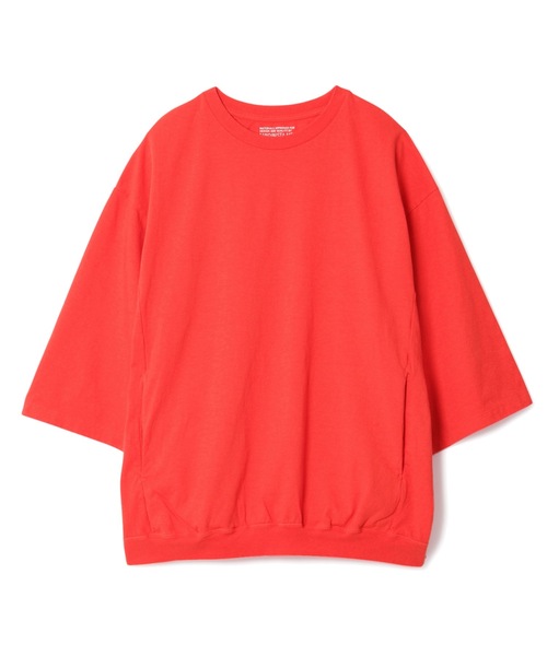 Sandinista（サンディニスタ）の「Rib Pocket 3-Q-S Tee / 裾リブポケット７分袖丈Tシャツ（Tシャツ/カットソー・メンズ・ホワイト/ブラック/レッド/オリーブ・SMALL/MEDIUM/LARGE）」の17枚目の写真