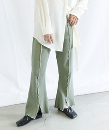 2022 SS センターラインスリットメローリブパンツ