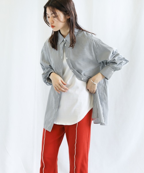 select MOCA（セレクトモカ）の「2022 SS センターラインスリットメローリブパンツ（その他パンツ・レディース・ブラック/オレンジ/グリーン/ライトパープル・FREE）」の13枚目の写真