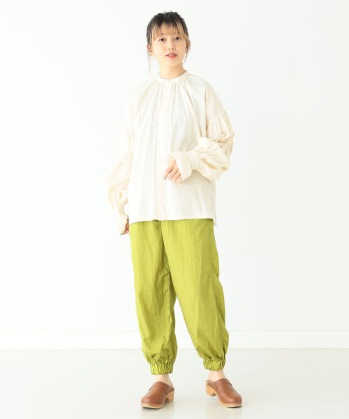 BEAMS BOY（ビームスボーイ）の「BEAMS BOY / ナイロン タフタ スポーツパンツ 22SS（その他パンツ・レディース・ピンク/ターコイズブルー/ライム・ONE SIZE）」の22枚目の写真