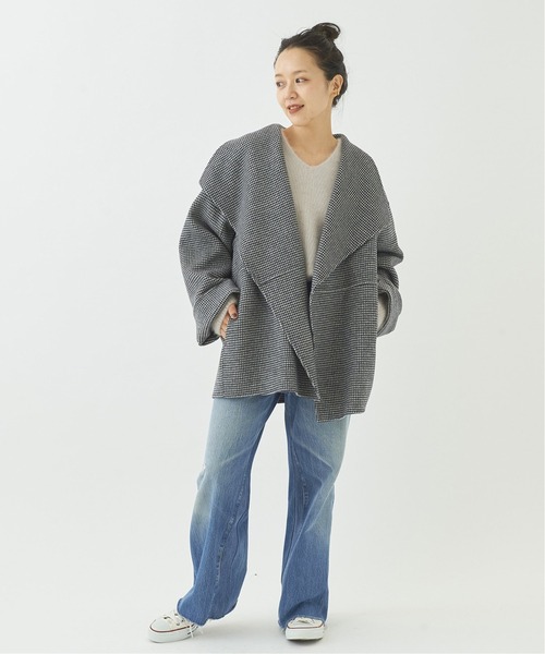 plage(プラージュ)の「Haundtooth over ジャケット◆(その他アウター・レディース・ブラック・38/36)」の19枚目の写真