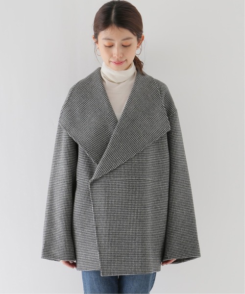 plage(プラージュ)の「Haundtooth over ジャケット◆(その他アウター・レディース・ブラック・38/36)」の4枚目の写真
