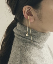 SMELLY | スネークチェーンメタルボールイヤカフ(イヤーカフ)