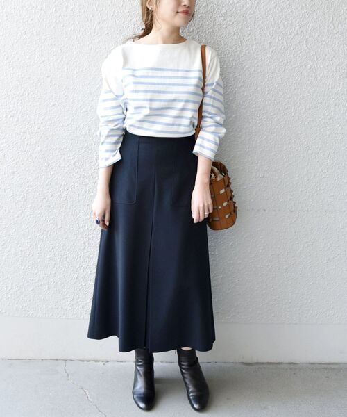 セール】SHIPS any:〈ウォッシャブル〉フロント ボックスプリーツ