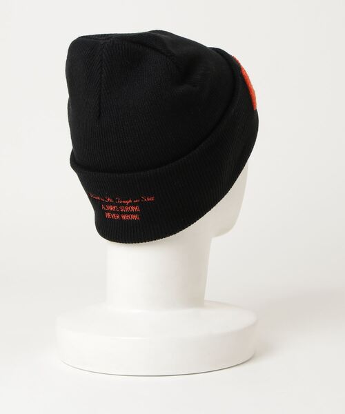 ACAPULCO GOLD（アカプルコゴールド）の「ACAPULCO GOLD / AG PATCH BEANIE（ニットキャップ/ビーニー・メンズ・ブラック/アーミー・ONE SIZE）」の4枚目の写真