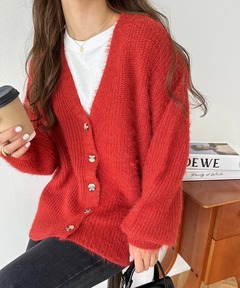 トップス ameri MEDI SWITCH KNIT CARDIGAN MEDI SWITCH KNIT CARDIGAN