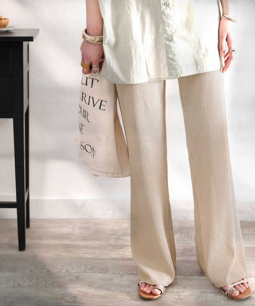 セール】美脚フレアイージーパンツ（その他パンツ）｜classicalelf