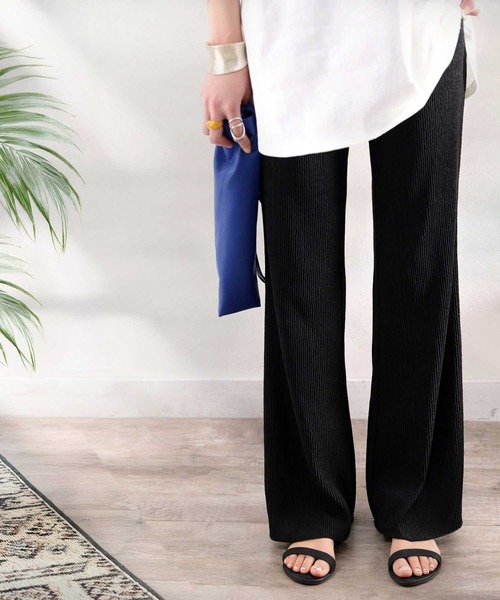 セール】美脚フレアイージーパンツ（その他パンツ）｜classicalelf