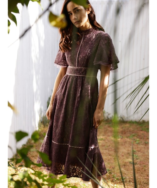 ワンピース ドレス ワンピース Tonal トーナル のワンピース レース チュールフレアワンピース を購入できます Tonal レース チュールフレアワンピース ワンピース Tonal トーナル のファッション 最安値販売中