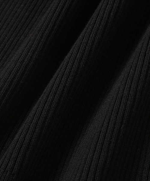 ADAM ET ROPE'（アダムエロペ）の「スクエアネックリブニットプルオーバー（ニット/セーター・レディース・ホワイト/ブラック・FREE）」の12枚目の写真