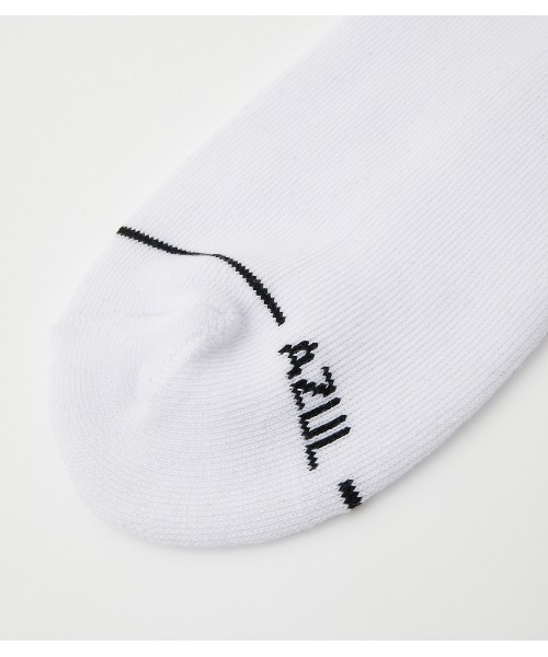 AZUL by moussy（アズールバイマウジー）の「AZUL LOGO LOW CUT SOCKS/AZULロゴローカットソックス（ソックス/靴下・メンズ・ホワイト/ブラック・FREE）」の6枚目の写真