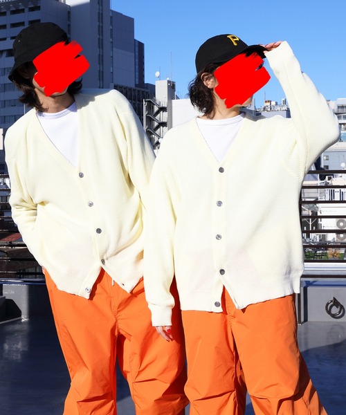 ８(eight)（エイト）の「12ゲージ畦編みニットカーディガン（カーディガン/ボレロ・メンズ・ブラック/ブルー/グリーン/ナチュラル/グリーン系その他/マスタード・MEDIUM/LARGE）」の3枚目の写真