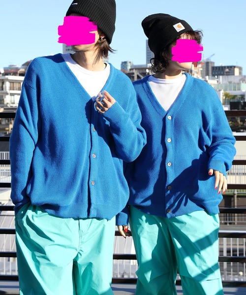 ８(eight)（エイト）の「12ゲージ畦編みニットカーディガン（カーディガン/ボレロ・メンズ・ブラック/ブルー/グリーン/ナチュラル/グリーン系その他/マスタード・MEDIUM/LARGE）」の15枚目の写真