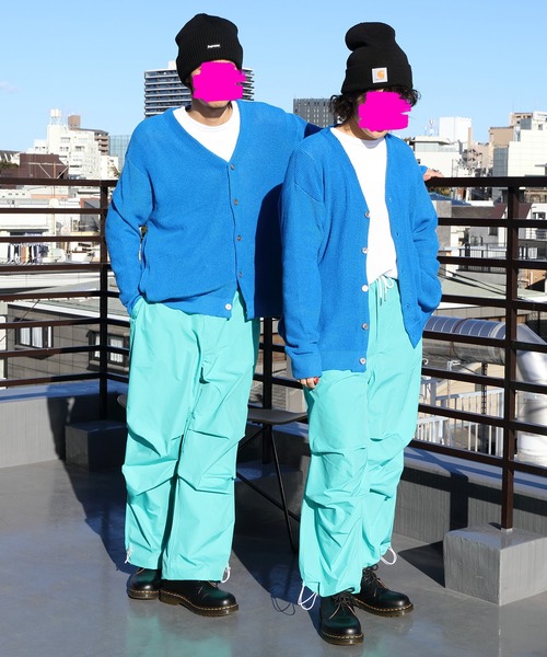 ８(eight)（エイト）の「12ゲージ畦編みニットカーディガン（カーディガン/ボレロ・メンズ・ブラック/ブルー/グリーン/ナチュラル/グリーン系その他/マスタード・MEDIUM/LARGE）」の20枚目の写真