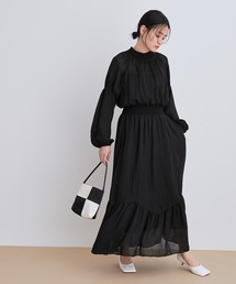 ADAM ET ROPE' | シャーリングワンピース(ワンピース)