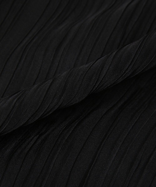 ADAM ET ROPE'（アダムエロペ）の「シャーリングワンピース（ワンピース・レディース・ブラック/グリーン・FREE）」の12枚目の写真