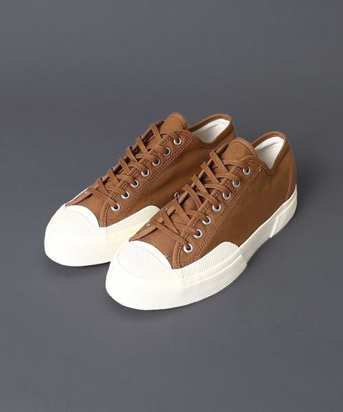 SUPERGA（スペルガ）の「【 SUPERGA / スペルガ 】 ARTIFACT BY SUPERGA 2432-WC1150 SELVAGE DUCK / アーティファクトバイスペルガ  セルビッジダック（スニーカー・メンズ・ホワイト/ブラウン/グレー・40/41/42/43）」の3枚目の写真