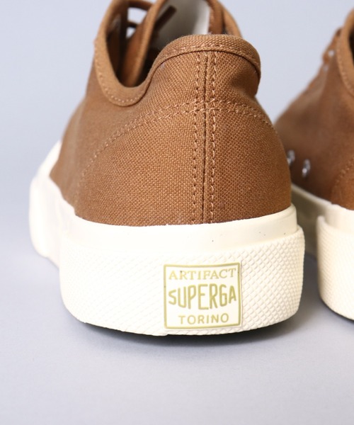 SUPERGA（スペルガ）の「【 SUPERGA / スペルガ 】 ARTIFACT BY SUPERGA 2432-WC1150 SELVAGE DUCK / アーティファクトバイスペルガ  セルビッジダック（スニーカー・メンズ・ホワイト/ブラウン/グレー・40/41/42/43）」の15枚目の写真
