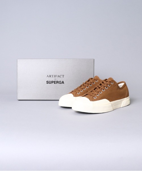 SUPERGA（スペルガ）の「【 SUPERGA / スペルガ 】 ARTIFACT BY SUPERGA 2432-WC1150 SELVAGE DUCK / アーティファクトバイスペルガ  セルビッジダック（スニーカー・メンズ・ホワイト/ブラウン/グレー・40/41/42/43）」の16枚目の写真