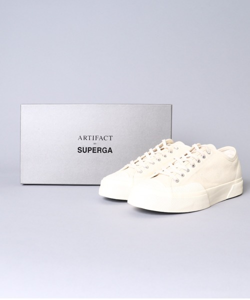 SUPERGA（スペルガ）の「【 SUPERGA / スペルガ 】 ARTIFACT BY SUPERGA 2432-WC1150 SELVAGE DUCK / アーティファクトバイスペルガ  セルビッジダック（スニーカー・メンズ・ホワイト/ブラウン/グレー・40/41/42/43）」の18枚目の写真