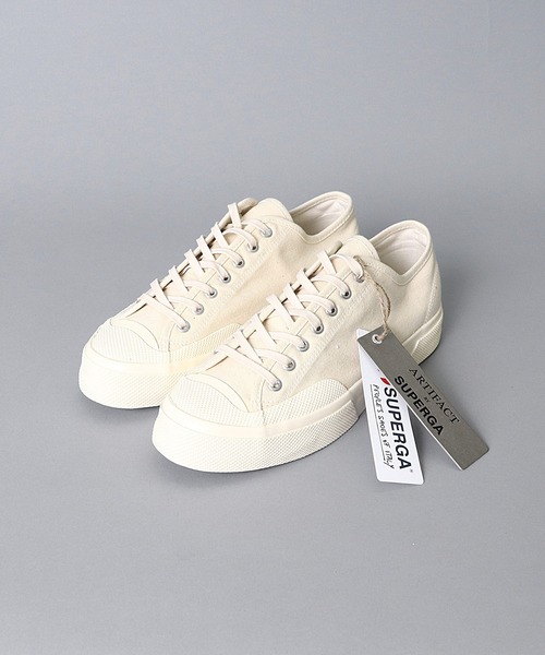 SUPERGA（スペルガ）の「【 SUPERGA / スペルガ 】 ARTIFACT BY SUPERGA 2432-WC1150 SELVAGE DUCK / アーティファクトバイスペルガ  セルビッジダック（スニーカー・メンズ・ホワイト/ブラウン/グレー・40/41/42/43）」の19枚目の写真