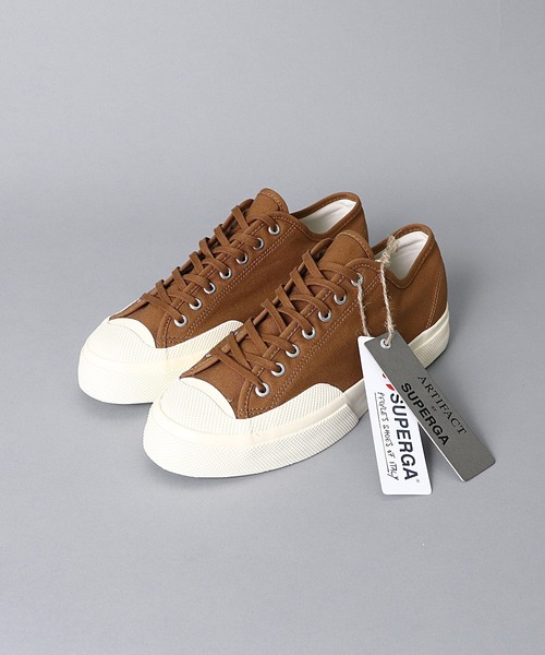 SUPERGA（スペルガ）の「【 SUPERGA / スペルガ 】 ARTIFACT BY SUPERGA 2432-WC1150 SELVAGE DUCK / アーティファクトバイスペルガ  セルビッジダック（スニーカー・メンズ・ホワイト/ブラウン/グレー・40/41/42/43）」の21枚目の写真