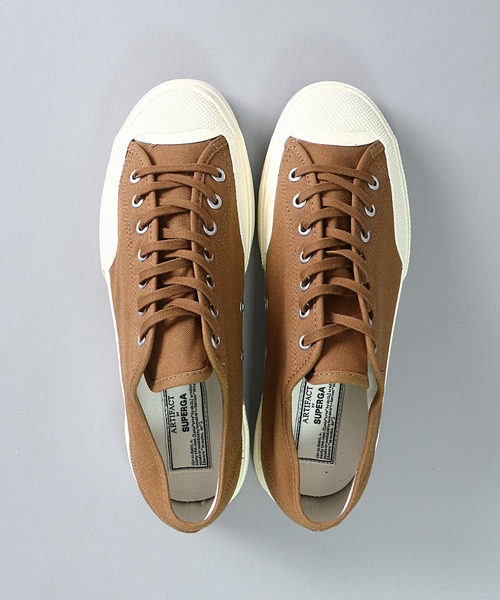 SUPERGA（スペルガ）の「【 SUPERGA / スペルガ 】 ARTIFACT BY SUPERGA 2432-WC1150 SELVAGE DUCK / アーティファクトバイスペルガ  セルビッジダック（スニーカー・メンズ・ホワイト/ブラウン/グレー・40/41/42/43）」の22枚目の写真