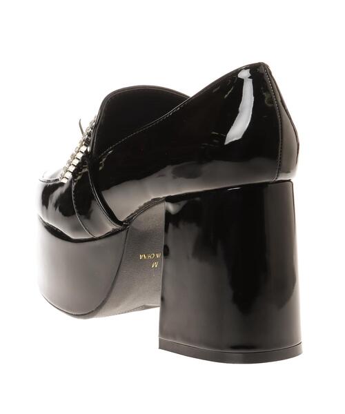INGNI（イング）の「プラットフォーム／ビジューバックルローファー（パンプス・レディース・ブラック・M/L）」の5枚目の写真