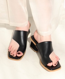 EVOL | 【EVOL】スクエアトングヒールサンダル IS9836(サンダル)