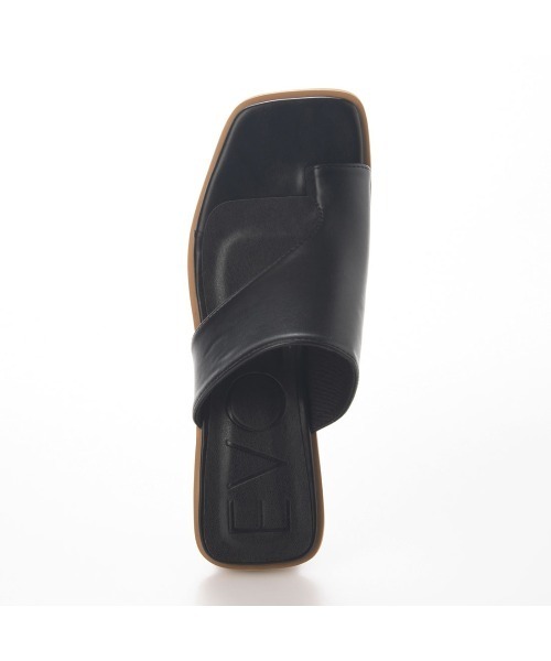 EVOL(イーボル)の「【EVOL】スクエアトングヒールサンダル IS9836(サンダル・レディース・ブラック/アイボリー/キャメル・LL/S/M/L)」の7枚目の写真