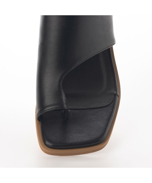 EVOL(イーボル)の「【EVOL】スクエアトングヒールサンダル IS9836(サンダル・レディース・ブラック/アイボリー/キャメル・LL/S/M/L)」の8枚目の写真