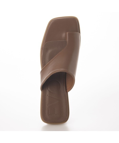 EVOL(イーボル)の「【EVOL】スクエアトングヒールサンダル IS9836(サンダル・レディース・ブラック/アイボリー/キャメル・LL/S/M/L)」の12枚目の写真