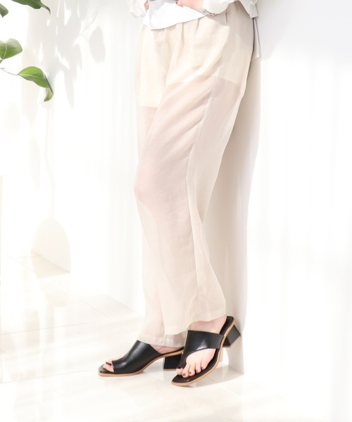 EVOL(イーボル)の「【EVOL】スクエアトングヒールサンダル IS9836(サンダル・レディース・ブラック/アイボリー/キャメル・LL/S/M/L)」の21枚目の写真