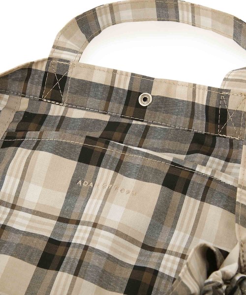 ADAM ET ROPE'（アダムエロペ）の「〈追加〉プリント2WAYバッグ（トートバッグ・レディース・サックスブルー/オレンジ/ブルー/イエロー/ブルー系その他4/ベージュ・FREE）」の11枚目の写真