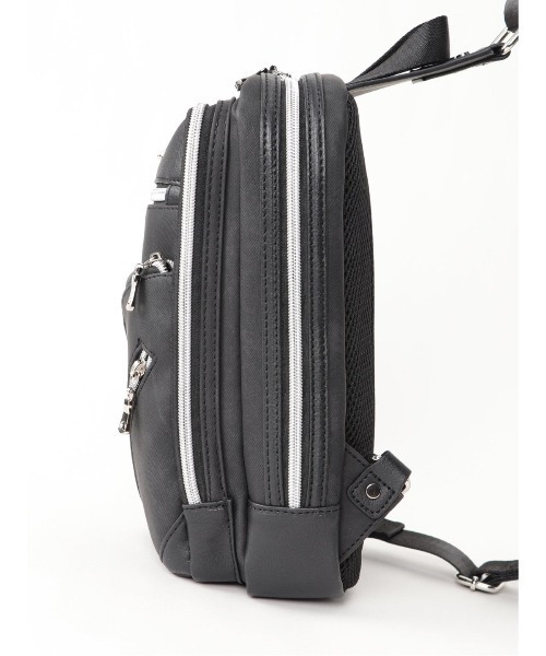 semantic design(セマンティックデザイン)の「セマンティックデザイン/semantic design デニム調 ボディーバッグ(ボディバッグ/ウエストポーチ・メンズ・ブラック/ブルー・FREE)」の10枚目の写真