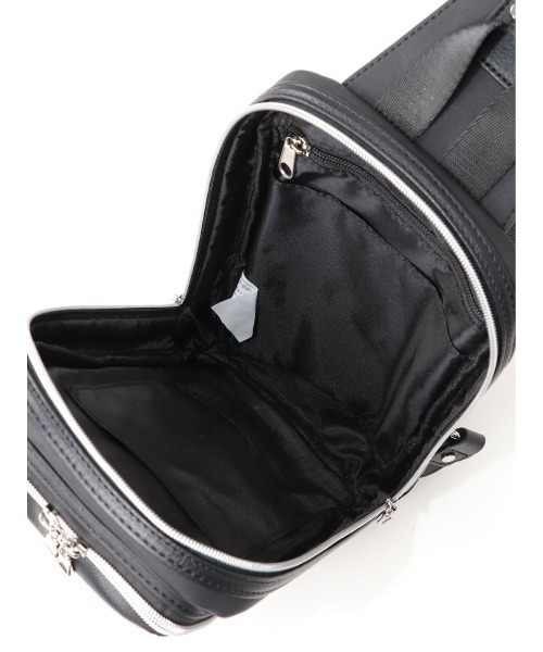 semantic design(セマンティックデザイン)の「セマンティックデザイン/semantic design デニム調 ボディーバッグ(ボディバッグ/ウエストポーチ・メンズ・ブラック/ブルー・FREE)」の7枚目の写真