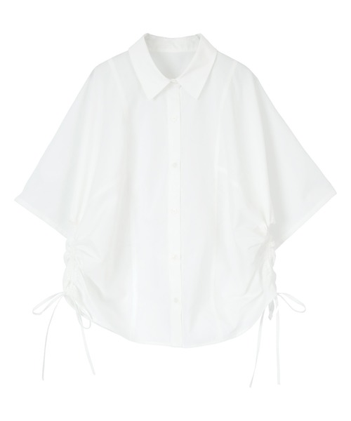 titivate（ティティベイト）の「ｻｲﾄﾞﾄﾞﾛｰｽﾄﾘﾝｸﾞｵｰﾊﾞｰｼｬﾂ（シャツ/ブラウス・レディース・オフホワイト/ピンク/イエロー/ライトブルー・FREE）」の11枚目の写真