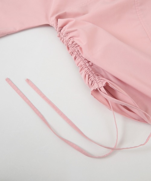 titivate（ティティベイト）の「ｻｲﾄﾞﾄﾞﾛｰｽﾄﾘﾝｸﾞｵｰﾊﾞｰｼｬﾂ（シャツ/ブラウス・レディース・オフホワイト/ピンク/イエロー/ライトブルー・FREE）」の7枚目の写真