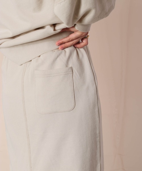 cepo（セポ）の「【SET ITEM】スウェット＋スカート ロゴシシュウセットアップ（ワンピース・レディース・ミント/ネイビー/ベージュ・M）」の18枚目の写真