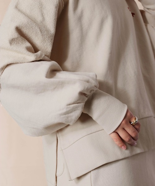 cepo（セポ）の「【SET ITEM】スウェット＋スカート ロゴシシュウセットアップ（ワンピース・レディース・ミント/ネイビー/ベージュ・M）」の14枚目の写真