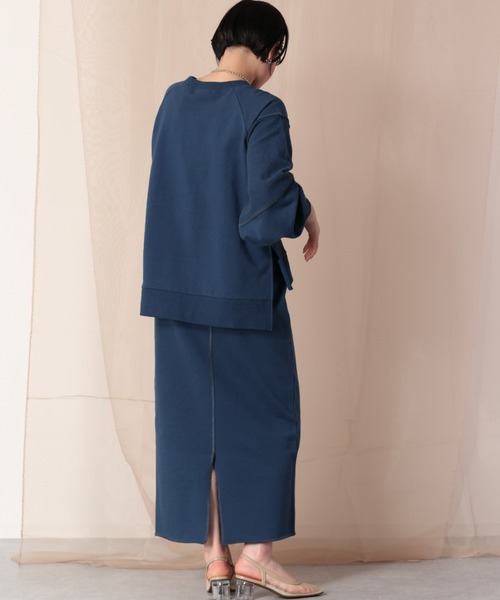 cepo（セポ）の「【SET ITEM】スウェット＋スカート ロゴシシュウセットアップ（ワンピース・レディース・ミント/ネイビー/ベージュ・M）」の22枚目の写真