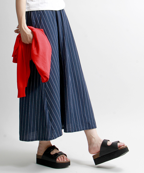 WEGO（ウィゴー）の「WEGO/カットマキシスカート（スカート・レディース・ホワイト系その他/ブラック/杢グレー/ブルー系その他/カーキ・FREE）」の5枚目の写真