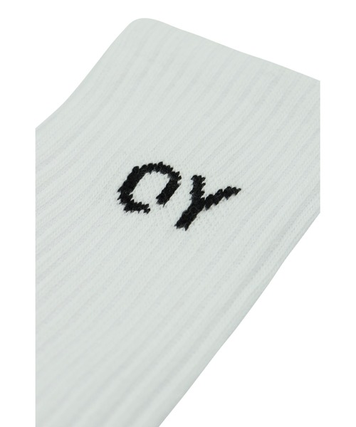 OY(オーワイ)の「『OY/オーワイ』BASIC LOGO SOCKS/ベーシックロゴソックス(ソックス/靴下・メンズ・ブラック/ホワイト・FREE)」の3枚目の写真