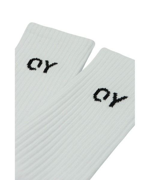 OY(オーワイ)の「『OY/オーワイ』BASIC LOGO SOCKS/ベーシックロゴソックス(ソックス/靴下・メンズ・ブラック/ホワイト・FREE)」の6枚目の写真
